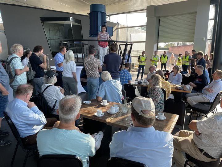 Welkom door Marijn Ornstein in gemaal Veluwe